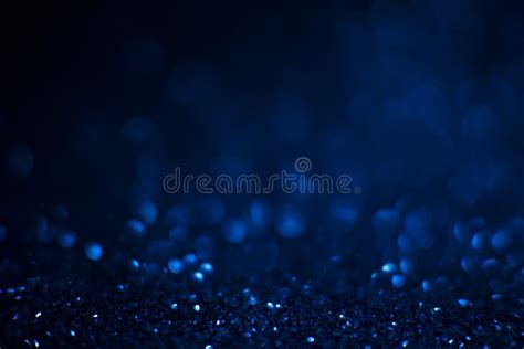 Abstract Blue Glitter Background. Shiny Glitter Bokeh Christmas ...