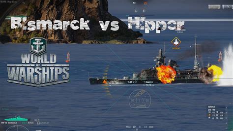 World Of Warships Bismarck Vs Hipper Keilerei World Of Warships