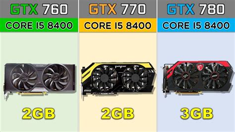 Gtx 760 Vs Gtx 770 Vs Gtx 780 With Core I5 8400 2020 Games Youtube