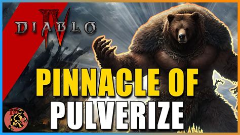 Diablo 4 Season 1 UPDATED BEST Druid Pulverize Build For End Game Is