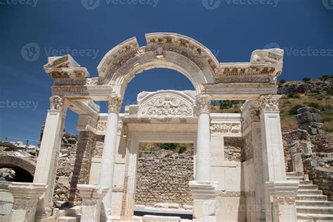 Temple of Hadrian in Ephesus Ancient City 10293421 Stock Photo at Vecteezy