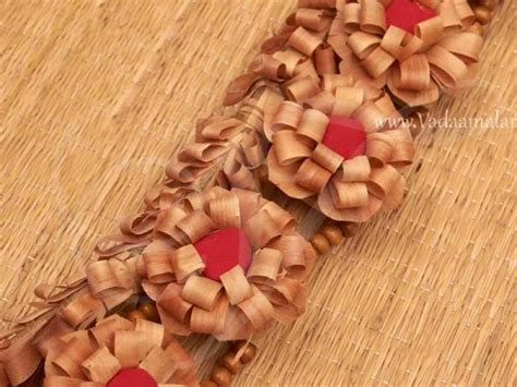 Maalai Wood Shaving Garland Wooden Chaal Haar Handmade Inches