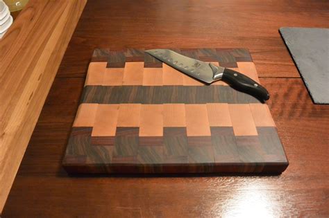 Justin S Wood Works End Grain Cutting Board