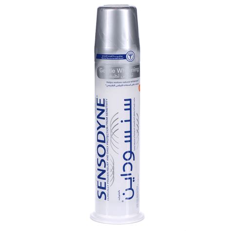 Sensodyne Toothpaste Gentle Whitening Pump 100ml Sharjah Co Operative
