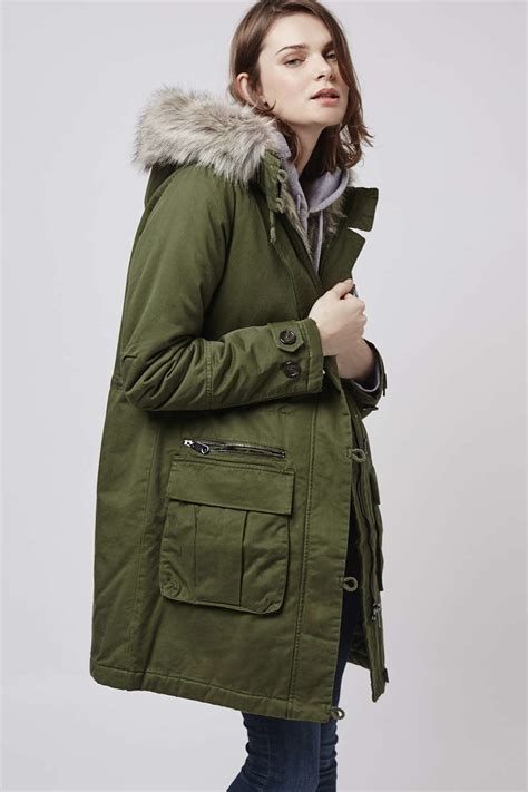 Long Green Parka Coats Han Coats