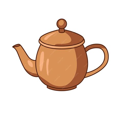 Premium Vector Elegant Teapot Vector Illustration And Design