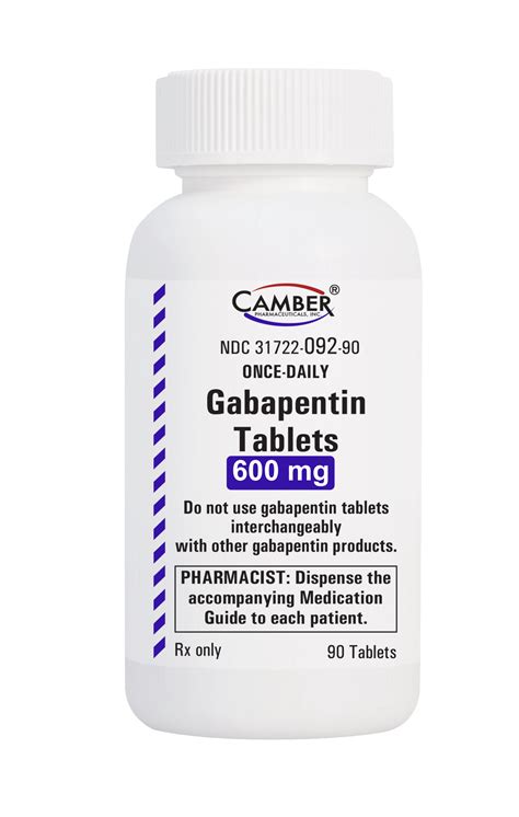 Gabapentin Camber Pharmaceuticals