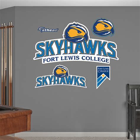 Fort Lewis College Skyhawks Logo Wall Decal | Shop Fathead® for Fort Lewis College Skyhawks Decor