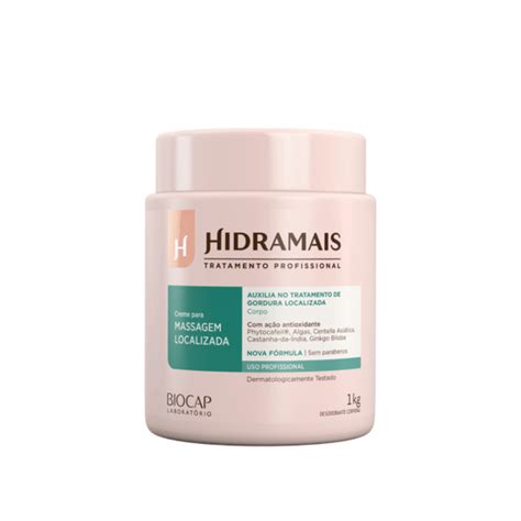 Creme De Massagem Hidramais Localizada 1kg Depilação E Estética