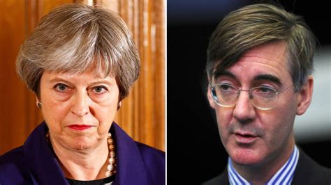 Brexit Jacob Rees Mogg Faces Backlash After Warning To Theresa May