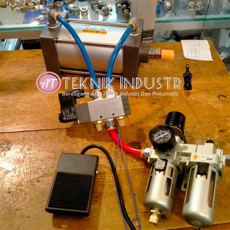 Jual Pneumatic Set Air Cylinder Press Jakarta Barat Alat Teknik Industri Tokopedia