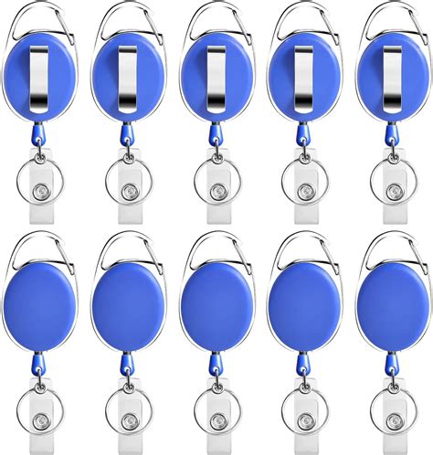 Amazon Selizo Pieces Retractable Badge Holder Heavy Duty Badge