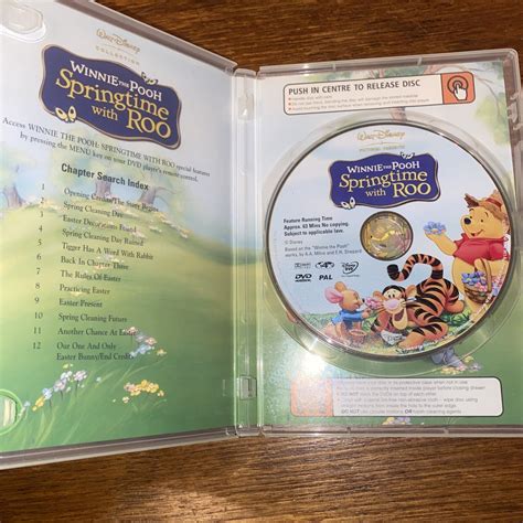 Winnie The Pooh Springtime With Roo Dvd 2003 Disney Collection R4