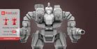 Gambody STL Files Of MWO Hellbringer For 3D Printing