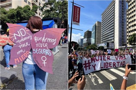 Mujeres Venezolanas Protestaron Con Alas De Mariposa En Rechazo A La