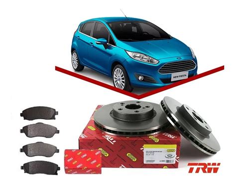 Kit Disco Freio Pastilha Dianteiro New Fiesta E New Ka Trw R