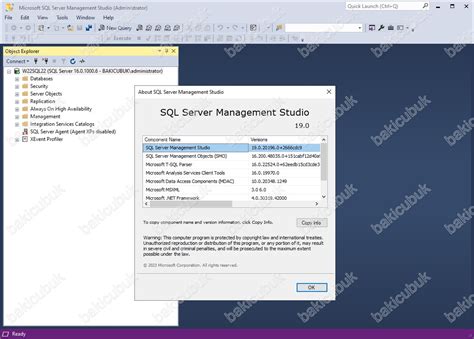 Microsoft Sql Server Management Studio 190 Kurulumu Baki Cubuk