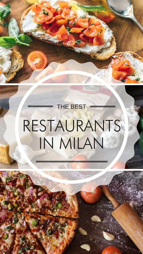 Planned A Citytrip To Milan Find Out The Best Restaurants In This