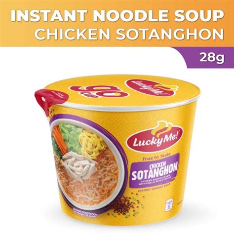 Lucky Me Go Cup Mini Instant Noodle Soup Sotanghon Lite 28g Lazada Ph