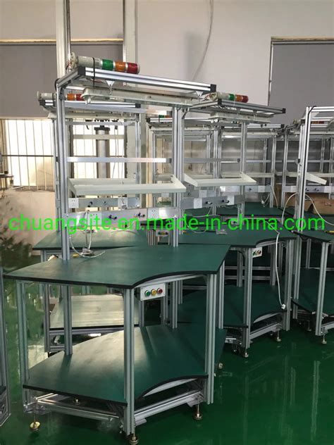 Esd Workbench Electronic Lab Assembly Work Table Storage Workbench China Esd Work Benches And