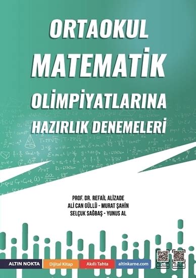 Alt N Nokta Yay Nevi Ortaokul Matematik Olimpiyatlar Na Haz Rl K