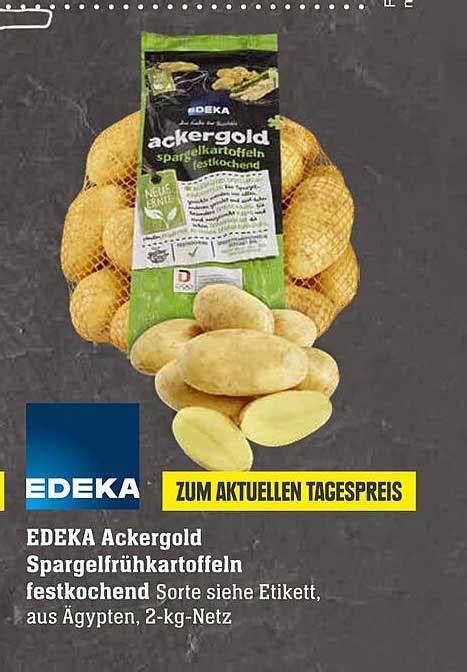 Edeka Ackergold Spargelfrühkartoffeln Festkochend Angebot bei E Center