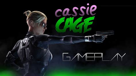 Mortal Kombat X Cassie Cage Multiplayer Gameplay Youtube