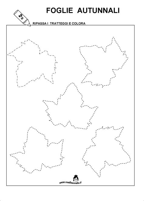 Disegni Foglie Autunno Infanzia Disegni Hd