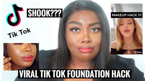 Testing Viral Tik Tok Makeup Hacks Foundation Hack And Girl Im Shook