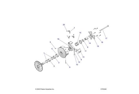 2024 XP 1000 RZR Clutch Parts Diagrams Much Different Polaris RZR