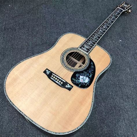 Custom Deluxe Abalone Inlay All Solid Rosewood Back Side Acoustic