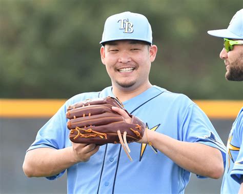 筒香が水色ユニ姿、打撃投手が「近いなと」一問一答 Mlb写真ニュース 日刊スポーツ