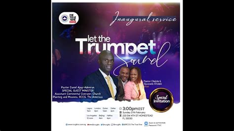 Rccg Ttvc Inauguration Service Youtube