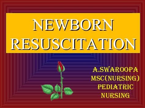 Neonatal Resuscitation Ppt