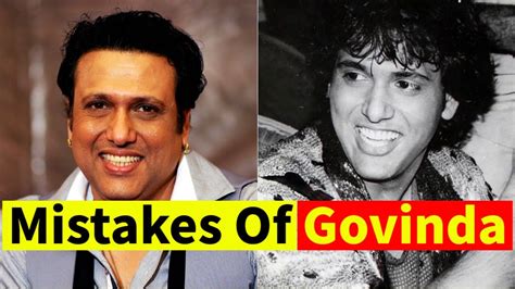 7 Mistakes Of Govinda That Ruined His Bollywood Career JyotiSpeaks