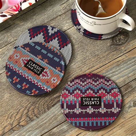 8 2 CM Blik Kurk Koffie Creatieve Coaster Cup Mat Pad 3 Stuks Set Met