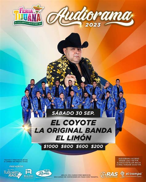 El Coyote y La Original Banda El Limón en la Feria de Tijuana 2023