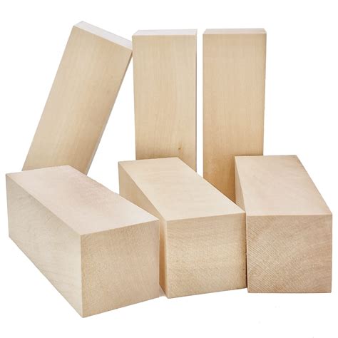 Pack Of Basswood Carving Wood Blocks Craft X X Exotic Wood