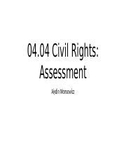 04 04 Civil Rights Assessment Pptx 04 04 Civil Rights Assessment