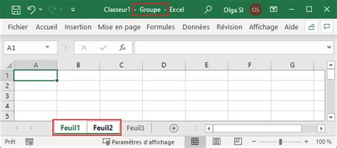 Comment Grouper Et Dissocier Des Feuilles De Calcul Microsoft Excel