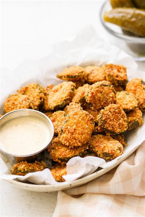 Keto Air Fryer Fried Pickles Paleo Whole What Great Grandma Ate