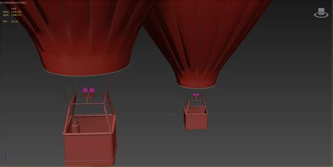 Hot Air Balloon D Model Max Obj Unknown Free D