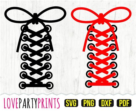 Shoelace Svg Dxf Png Pdf Shoe Laces Svg Trainers Laces Etsy