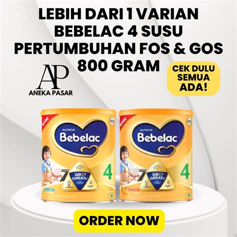 Jual Semua Varian Lebih Dari 1 Varian Bebelac 4 Susu Pertumbuhan Fos