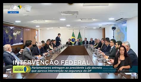 Ao Vivo Lula recebe de parlamentares decreto que aprova a intervenção