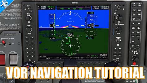 G1000 VOR Navigation Tutorial Microsoft Flight Simulator YouTube