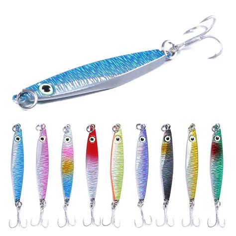 Hengjia Metal Lead Jig Lure 7g 10g 17g 21g 30g Slow Jigging Lure