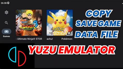 Yuzu Emulator Android Copy And Save Game Data File YouTube