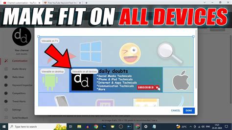 How To Make YouTube Channel Art Banner Fit On All Devices Two Ways