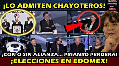 LO ADMITEN CHAYOTEROS TELEVISOS CON O SIN ALIANZA PERDERAN EDOMEX